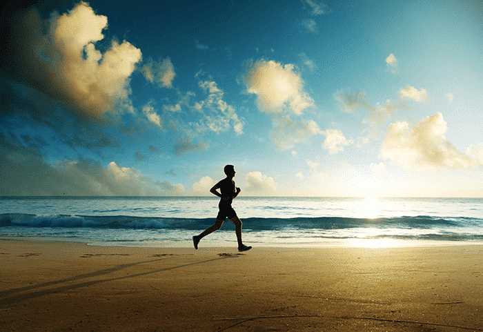 Hardlopen-op-het-strand